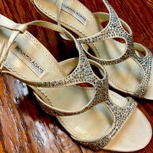 Never really worn. Almost perfect. Wedding or formal heels